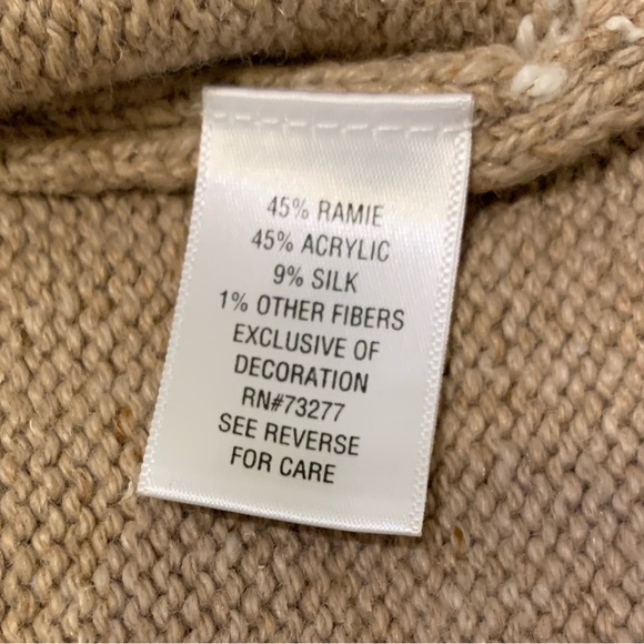 Croft & Barrow Snowflake Cardigan Sweater with Zipper - Picture 4 of 8